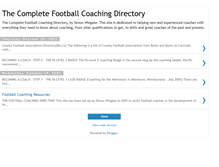 Tablet Screenshot of footballcoachingresources.blogspot.com