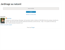 Tablet Screenshot of jardinageaunaturel.blogspot.com
