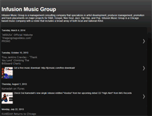 Tablet Screenshot of infusionmusicgroup.blogspot.com