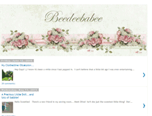 Tablet Screenshot of beedeebabee.blogspot.com