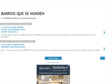 Tablet Screenshot of barriosquesehunden.blogspot.com