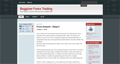 Desktop Screenshot of begginer-forex-trading.blogspot.com