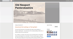 Desktop Screenshot of oldnewportpembrokeshire.blogspot.com