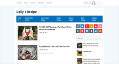 Desktop Screenshot of daily1recipe.blogspot.com