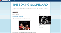 Desktop Screenshot of boxingscorecard.blogspot.com