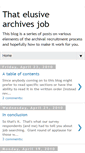Mobile Screenshot of elusivearchives.blogspot.com