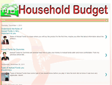 Tablet Screenshot of budgethousehold.blogspot.com