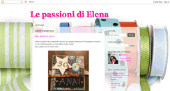 Desktop Screenshot of lepassionidielena.blogspot.com