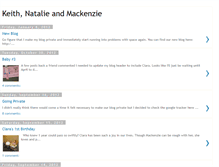 Tablet Screenshot of natalieandkeith.blogspot.com