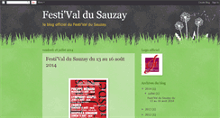 Desktop Screenshot of festivaldusauzay.blogspot.com