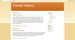 Desktop Screenshot of heritage-familyhistory.blogspot.com