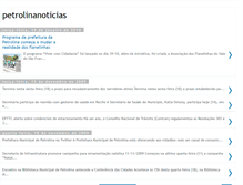 Tablet Screenshot of informepetrolina.blogspot.com