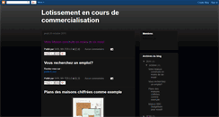 Desktop Screenshot of lotissementmaterlo.blogspot.com