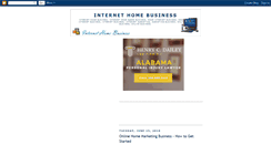 Desktop Screenshot of homebusinessinternet.blogspot.com