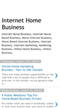 Mobile Screenshot of homebusinessinternet.blogspot.com