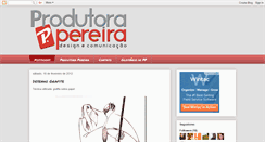 Desktop Screenshot of produtorapereira.blogspot.com