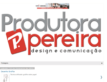 Tablet Screenshot of produtorapereira.blogspot.com