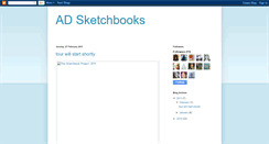 Desktop Screenshot of adsketchbooks.blogspot.com