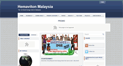 Desktop Screenshot of hemavitonmalaysia.blogspot.com