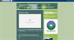 Desktop Screenshot of groundsourcegeothermal.blogspot.com