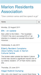 Mobile Screenshot of marionresidents.blogspot.com