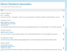 Tablet Screenshot of marionresidents.blogspot.com