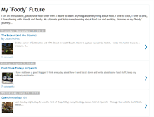 Tablet Screenshot of myfoodyfuture.blogspot.com