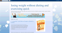 Desktop Screenshot of dietweightlossreview.blogspot.com