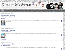 Tablet Screenshot of dissectmystyle.blogspot.com