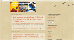 Desktop Screenshot of acuarelas-bienal.blogspot.com