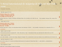 Tablet Screenshot of acuarelas-bienal.blogspot.com