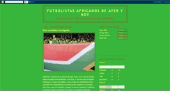 Desktop Screenshot of futbolistasafricanos.blogspot.com