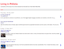 Tablet Screenshot of livinginphilistia.blogspot.com