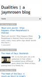 Mobile Screenshot of dualities.blogspot.com