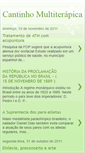 Mobile Screenshot of cantinhomultiterapica.blogspot.com