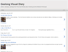 Tablet Screenshot of geelong-visual-diary.blogspot.com