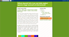 Desktop Screenshot of offer-spec-viaggi.blogspot.com