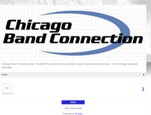 Tablet Screenshot of chicagobandconnection.blogspot.com