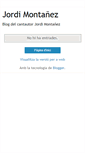 Mobile Screenshot of jordimontanez.blogspot.com