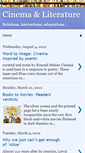 Mobile Screenshot of cinemaandliterature.blogspot.com