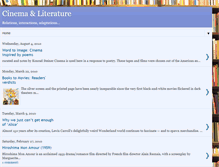 Tablet Screenshot of cinemaandliterature.blogspot.com