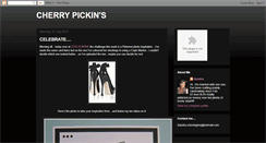 Desktop Screenshot of cherrypickins.blogspot.com