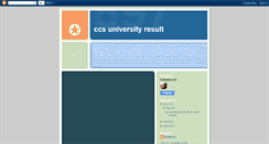 Desktop Screenshot of meerutresult.blogspot.com