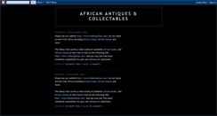 Desktop Screenshot of africanantiquesandcollectables.blogspot.com