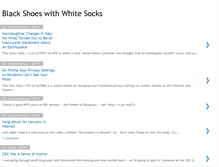 Tablet Screenshot of blackshoeswhitesocks.blogspot.com