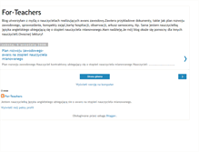 Tablet Screenshot of for-teachers.blogspot.com