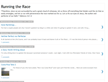 Tablet Screenshot of lesley-runningtherace.blogspot.com