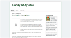 Desktop Screenshot of free-skinnybodycare.blogspot.com