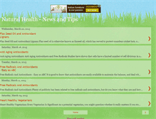 Tablet Screenshot of natural-health-tips.blogspot.com