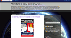 Desktop Screenshot of antenadocomgeografia.blogspot.com